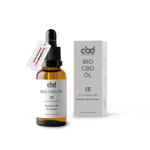 BIO-CBD-ÖL mit 5% oder 10% Cannabidiol Vollsektrum